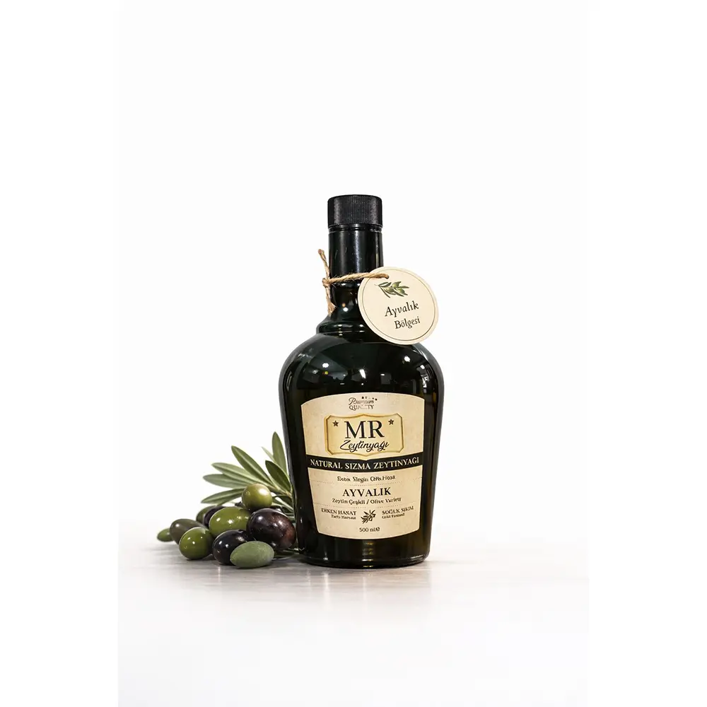 Naturel Sızma Zeytinyağı 500 ml Premium Şişe